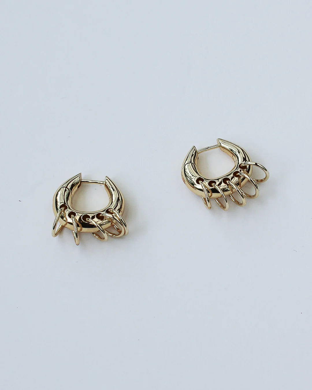 PIERCED HOOP EARRINGS BY F+H STUDIOS