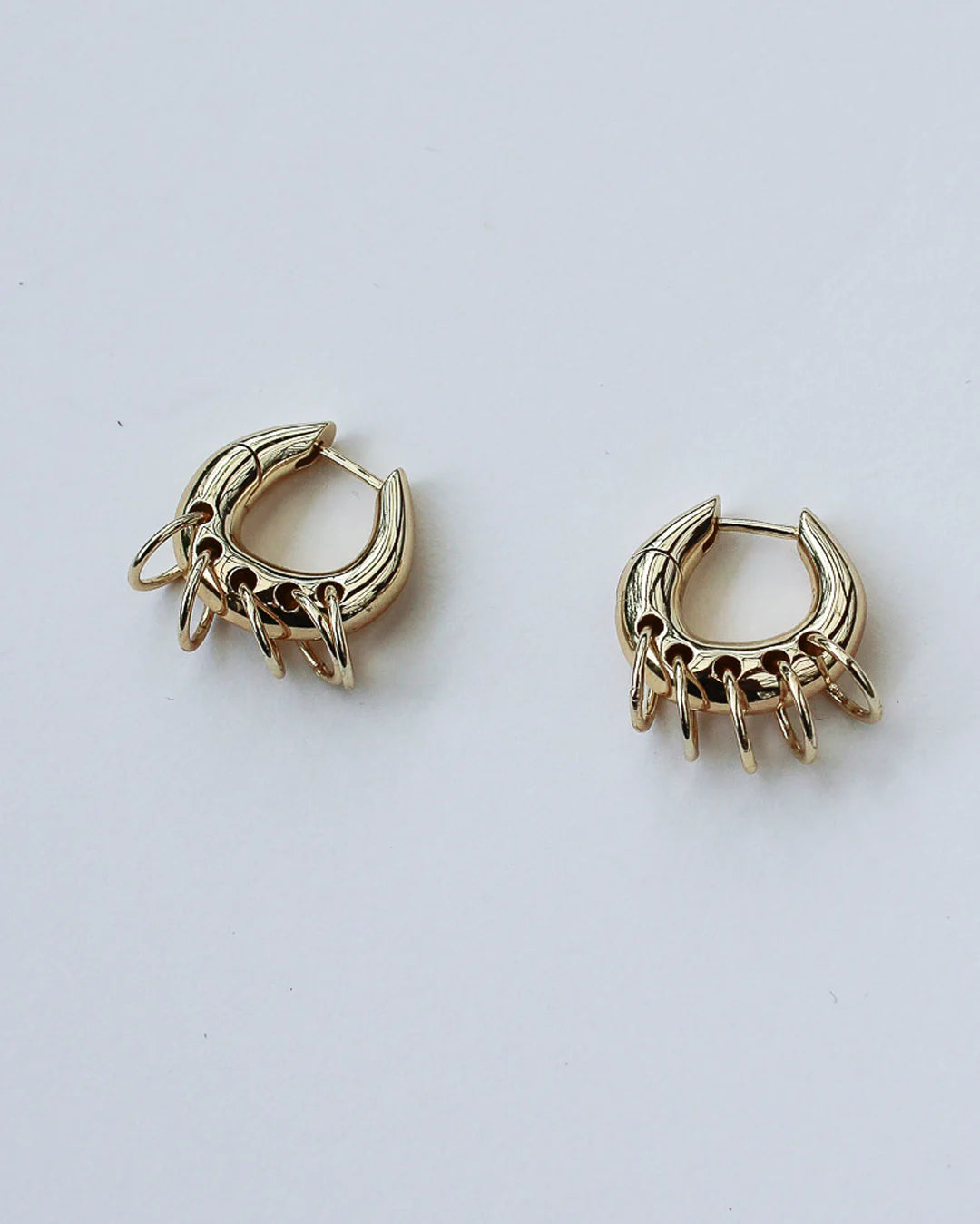 PIERCED HOOP EARRINGS BY F+H STUDIOS