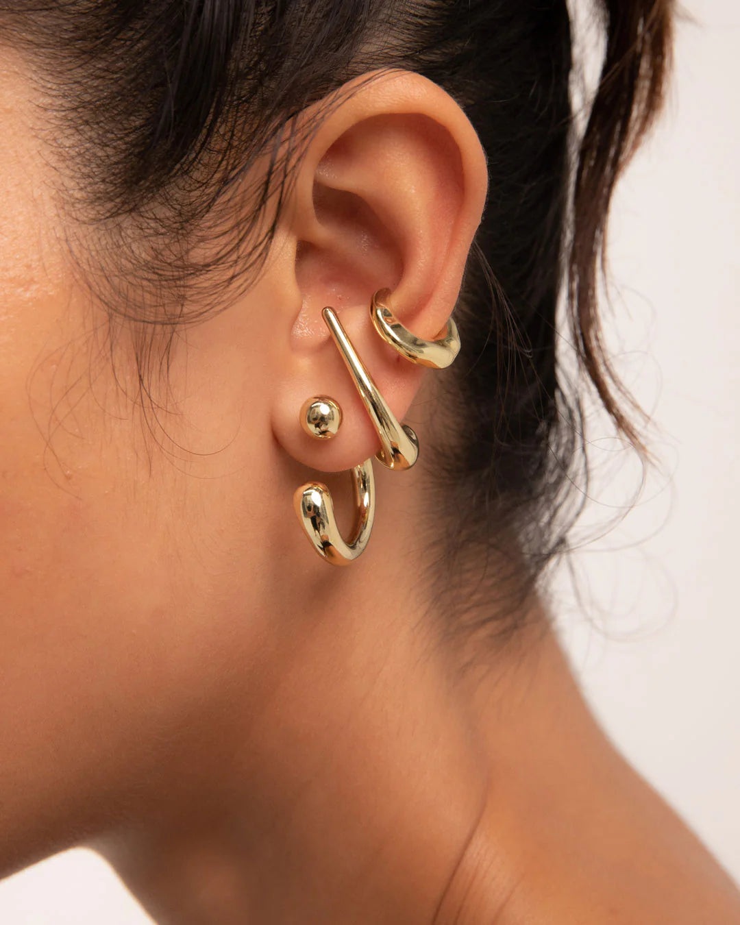 REVERSED HOOPS BY F+H STUDIOS