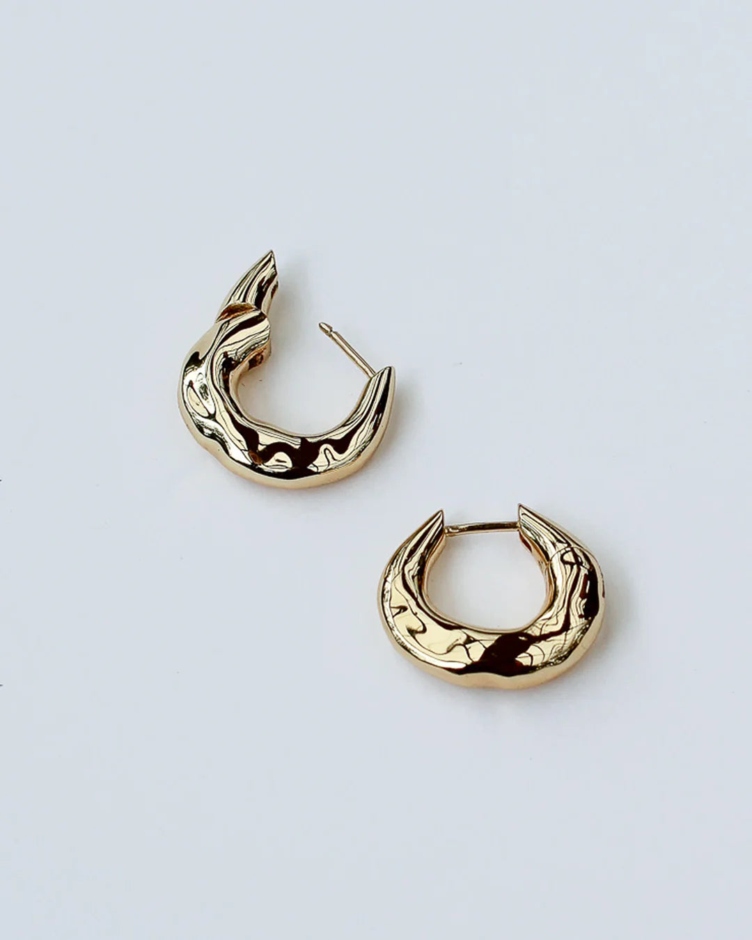 WONKY HOOP EARRINGS BY F+H STUDIOS