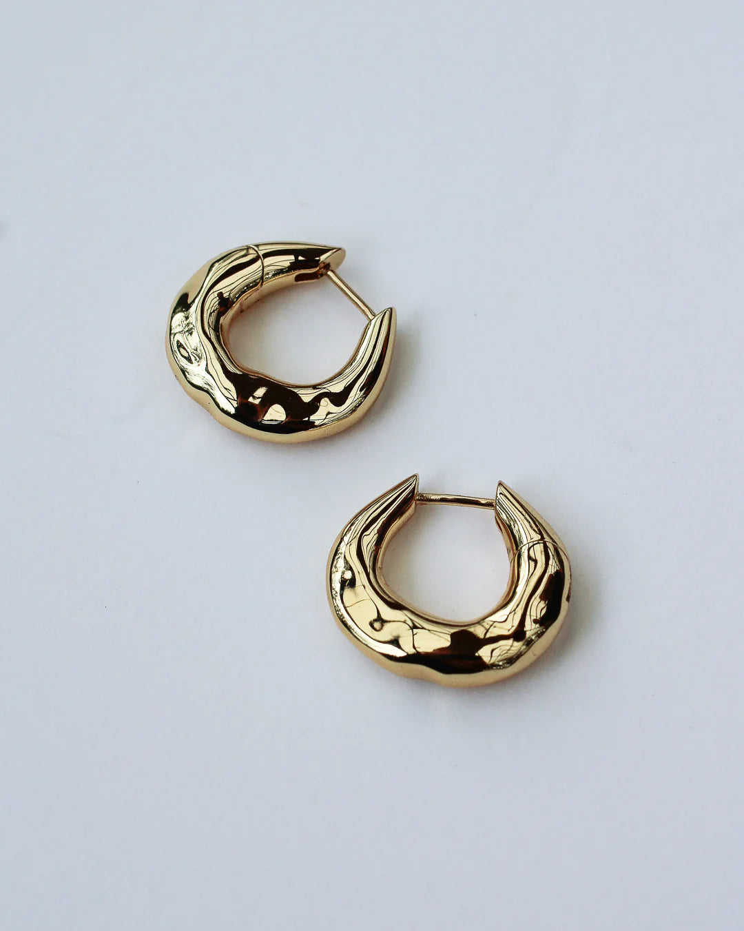 WONKY HOOP EARRINGS BY F+H STUDIOS