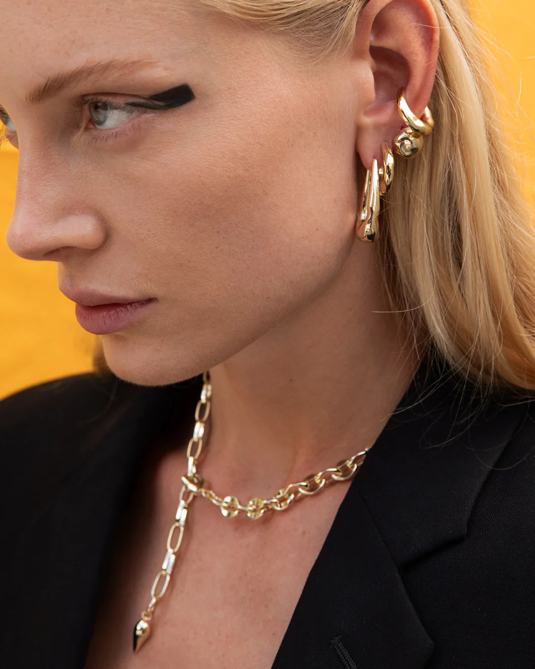 WONKY HOOP EARRINGS BY F+H STUDIOS