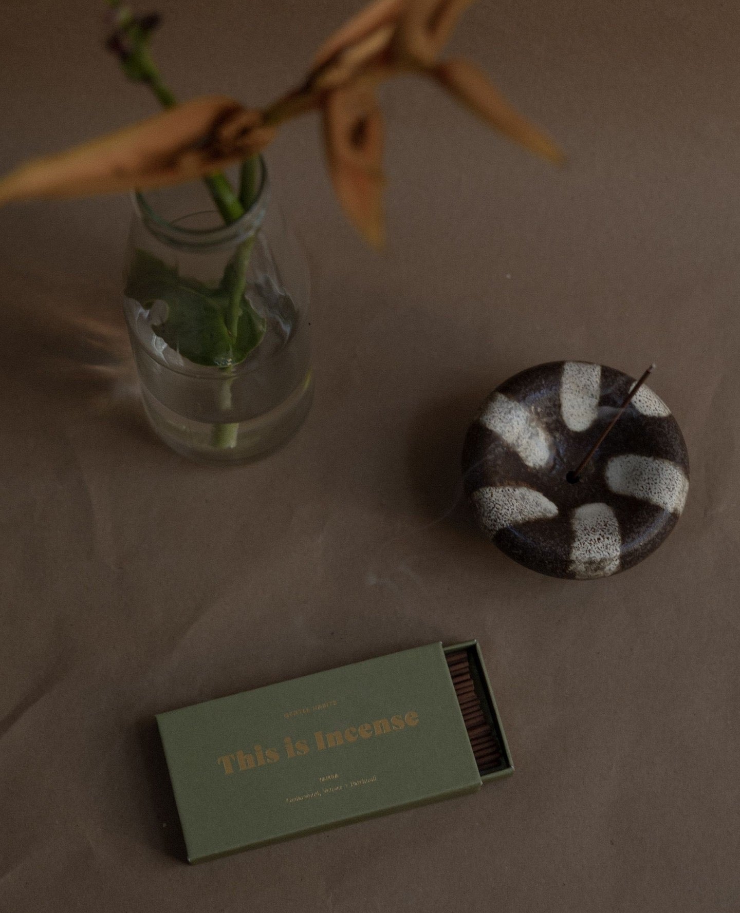 CERAMIC VESSEL INCENSE HOLDER NO.1 BY GENTLE HABITS