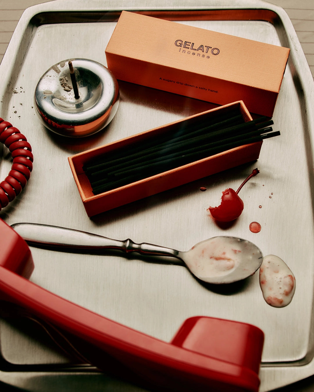 CHROME INCENSE HOLDER BY GENTLE HABITS