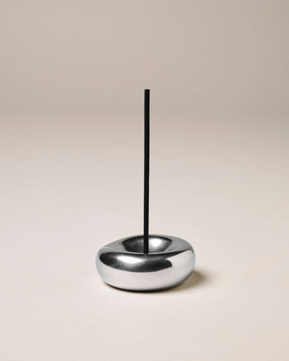 CHROME INCENSE HOLDER BY GENTLE HABITS