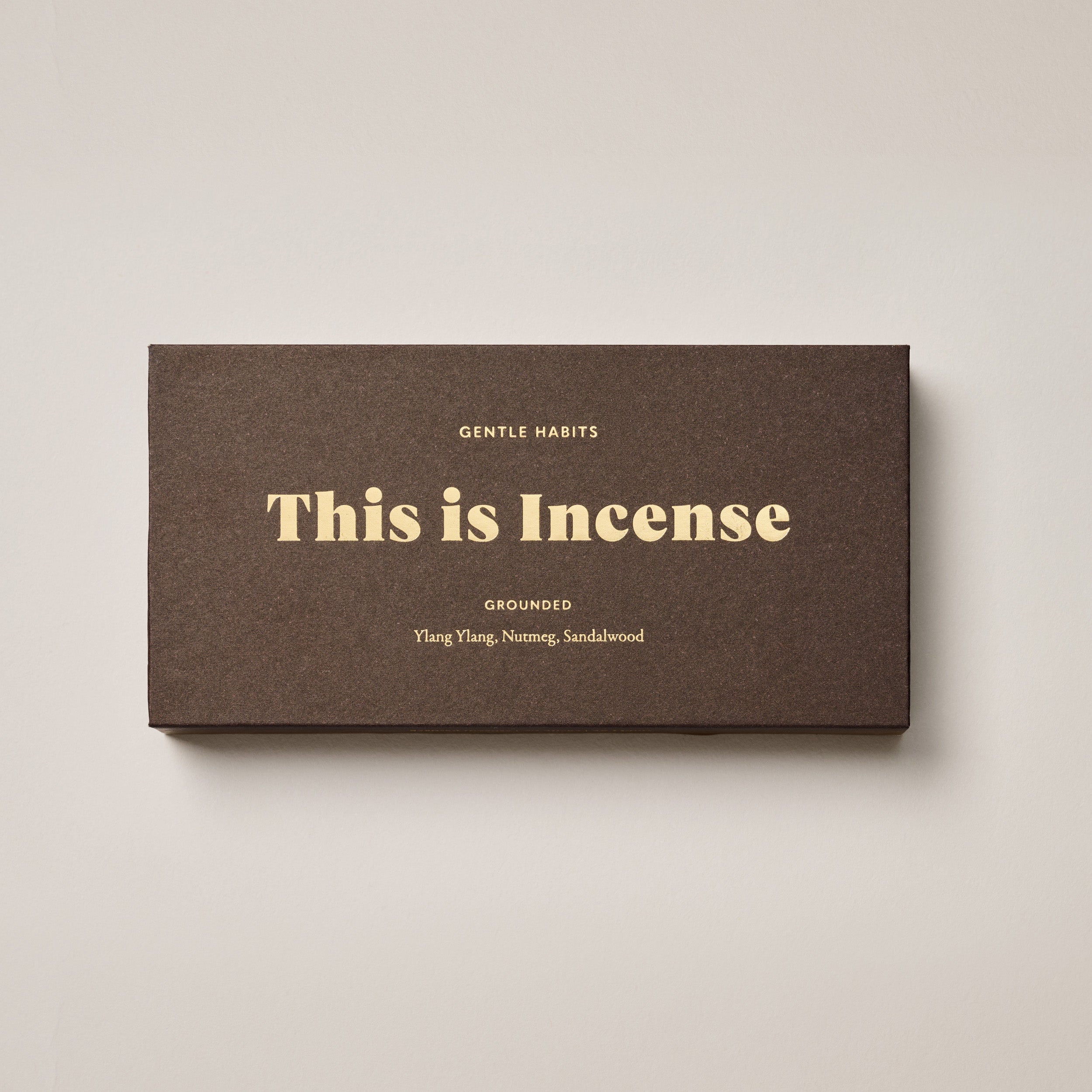 GROUNDED INCENSE BY GENTLE HABITS