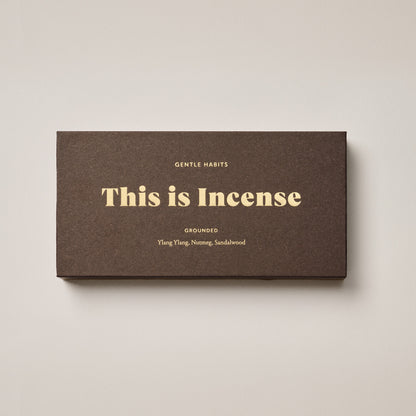 GROUNDED INCENSE BY GENTLE HABITS