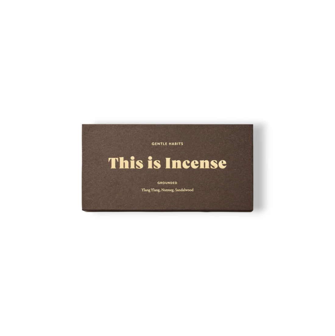 GROUNDED INCENSE BY GENTLE HABITS