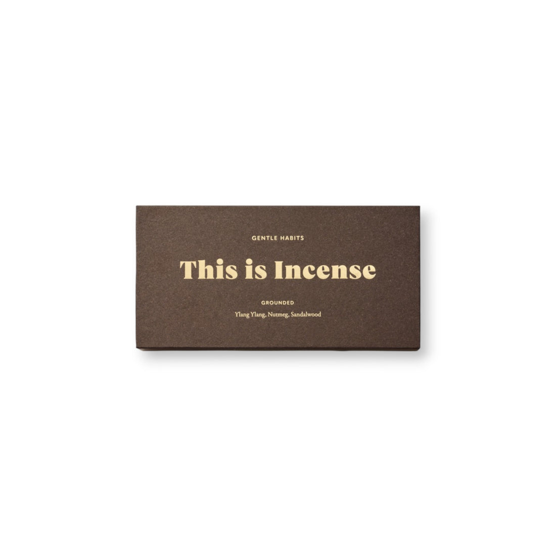 GROUNDED INCENSE BY GENTLE HABITS