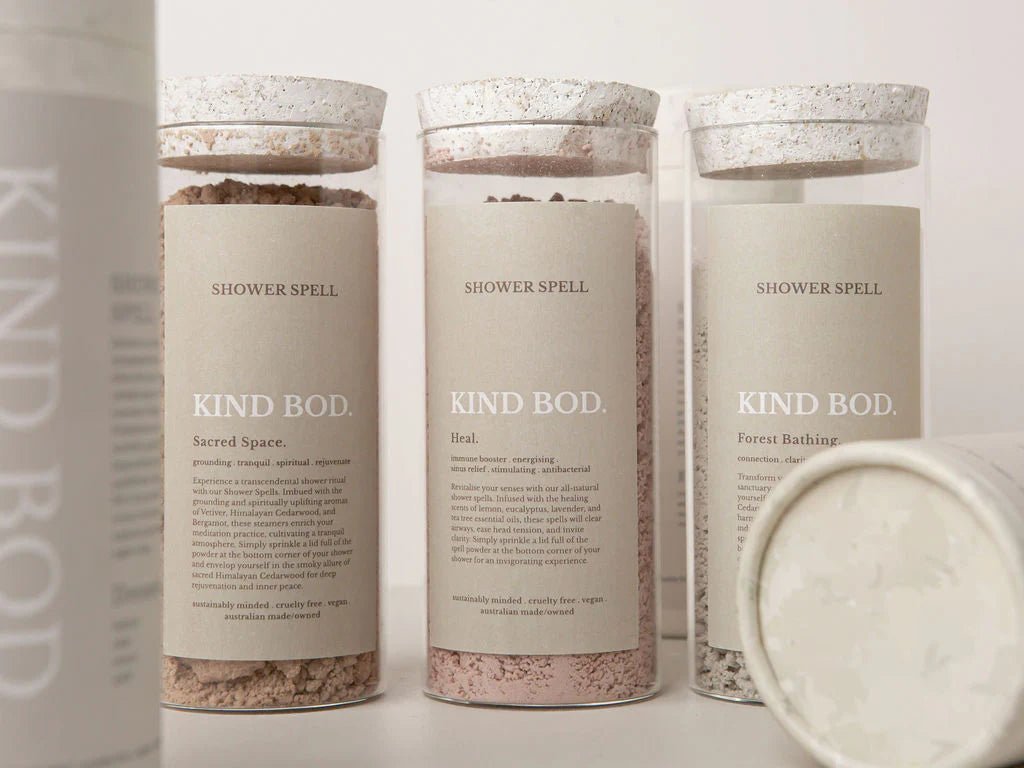 SHOWER SPELL JAR BY KIND BOD