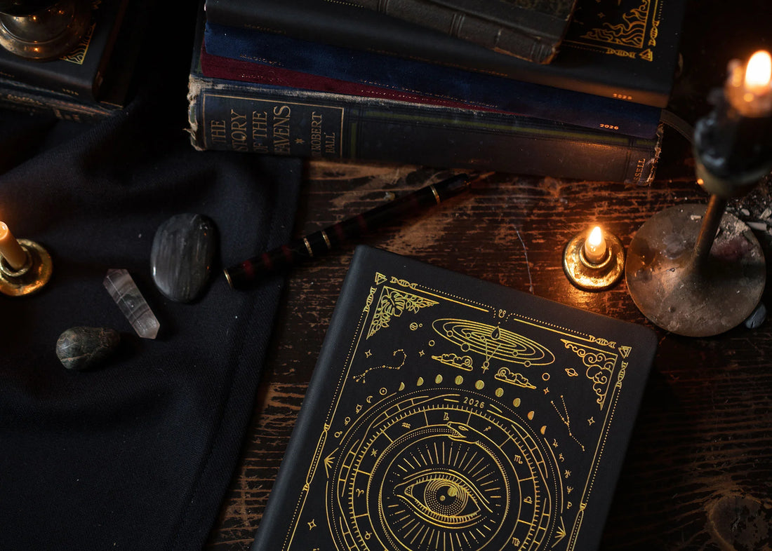 2026 ASTROLOGICAL ALMANAC + PLANNER BY MAGIC OF I ~ CLASSIC BLACK