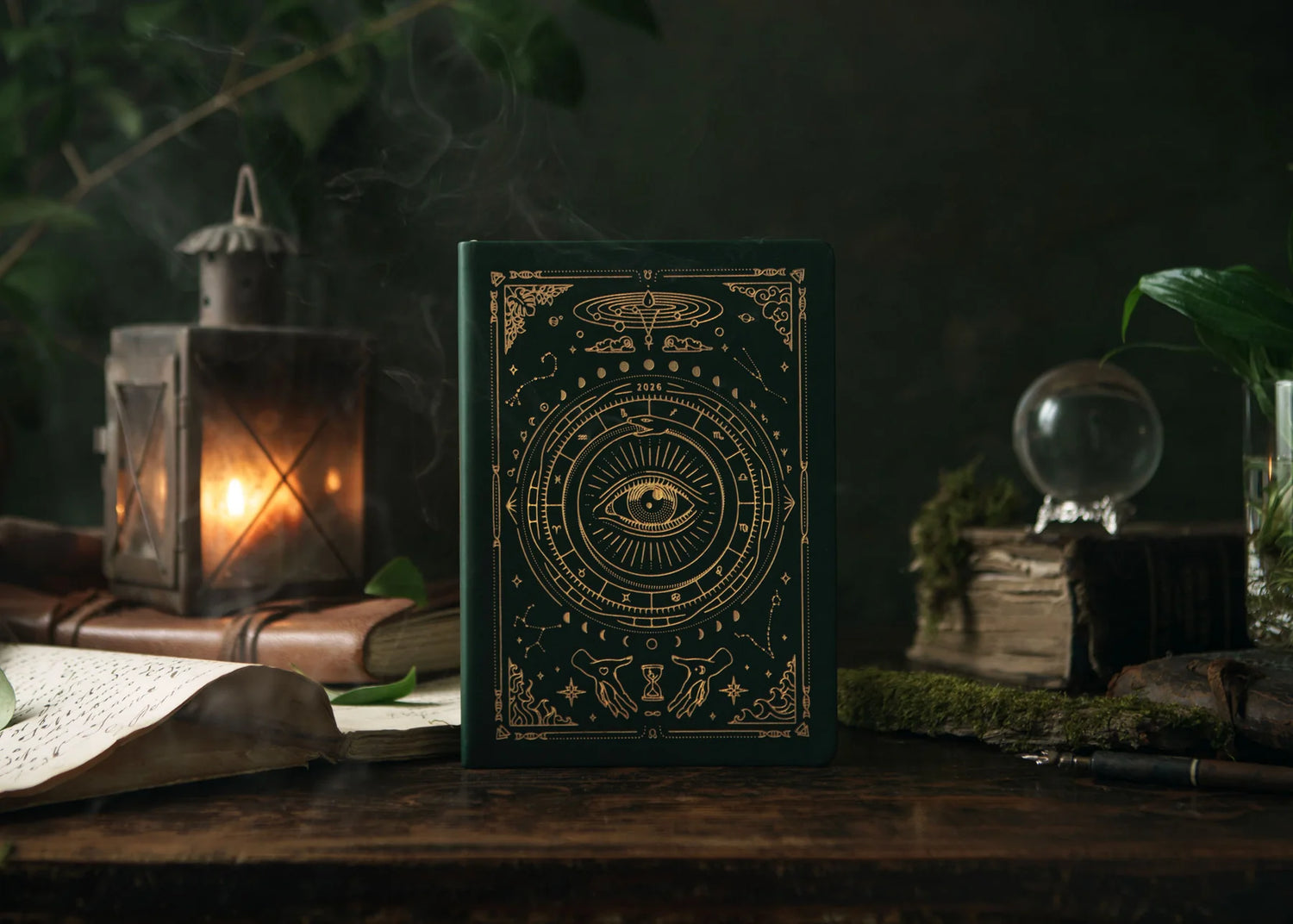 2026 ASTROLOGICAL ALMANAC + PLANNER BY MAGIC OF I ~ DEEP MOSS