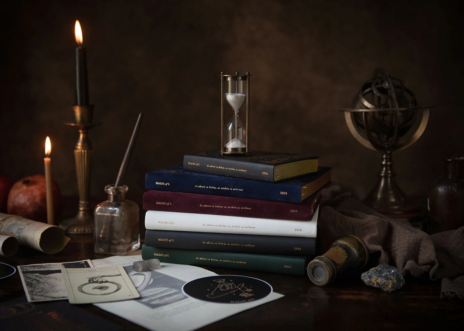 2026 ASTROLOGICAL ALMANAC + PLANNER BY MAGIC OF I ~ DEEP MOSS