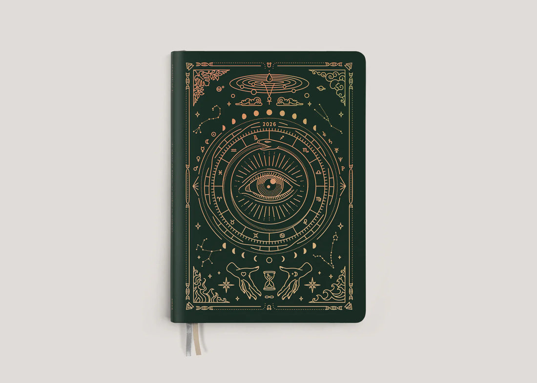 2026 ASTROLOGICAL ALMANAC + PLANNER BY MAGIC OF I ~ DEEP MOSS