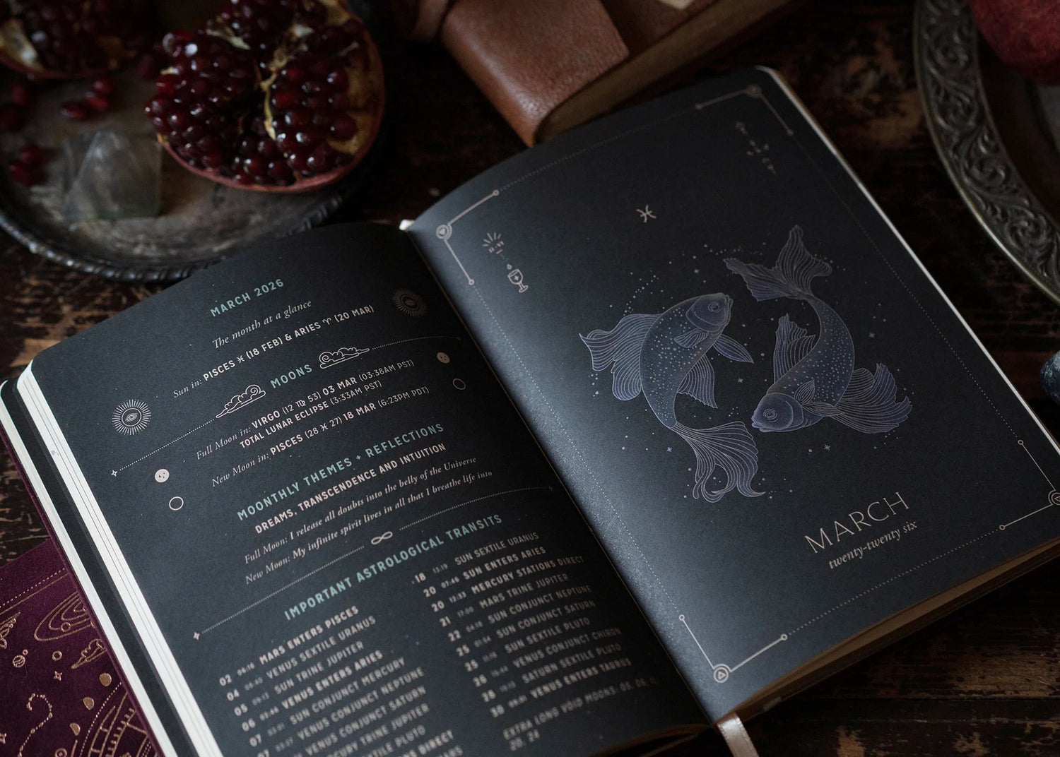2026 ASTROLOGICAL ALMANAC + PLANNER BY MAGIC OF I ~ DEEP MOSS