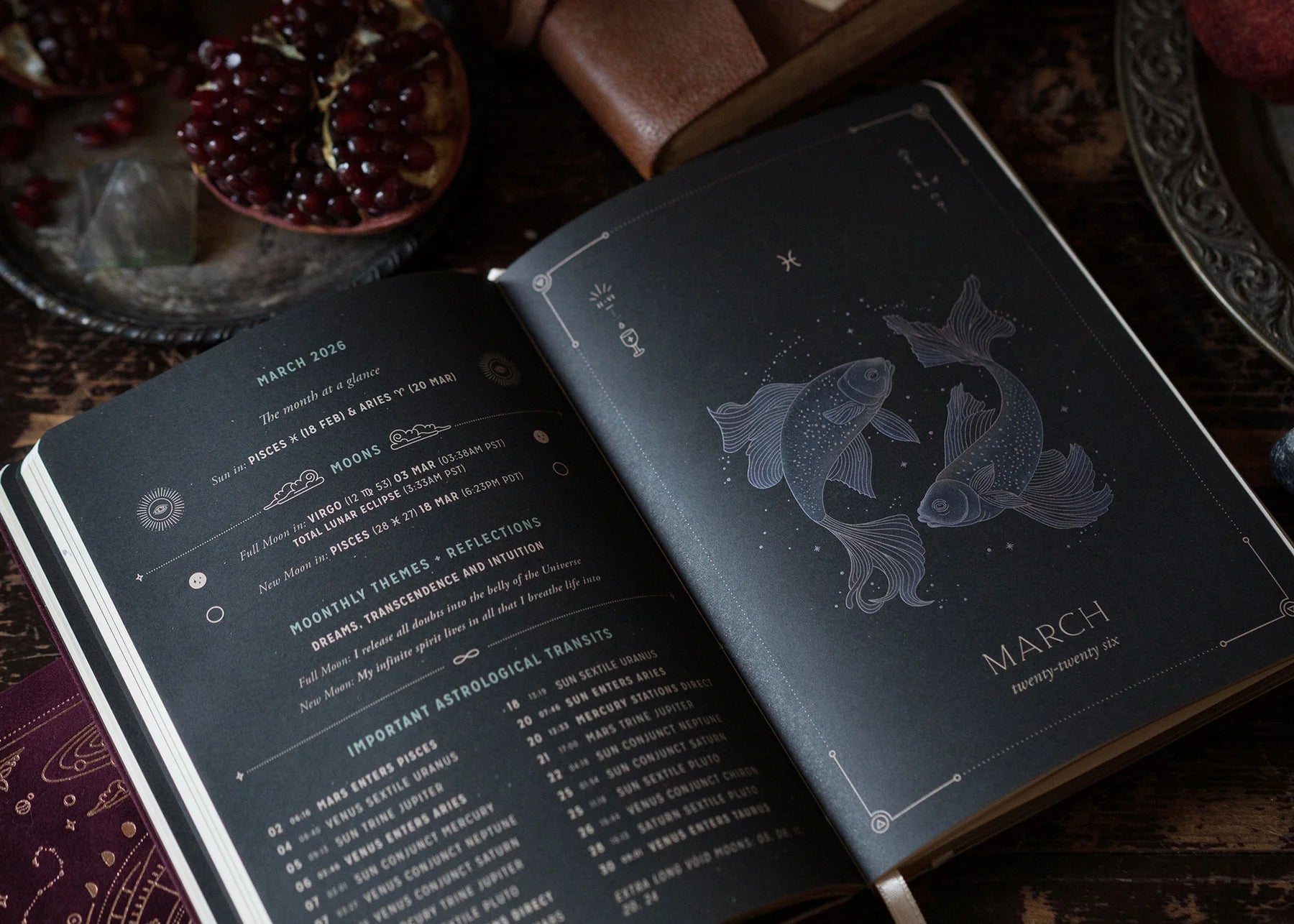 2026 ASTROLOGICAL ALMANAC + PLANNER BY MAGIC OF I ~ DEEP MOSS