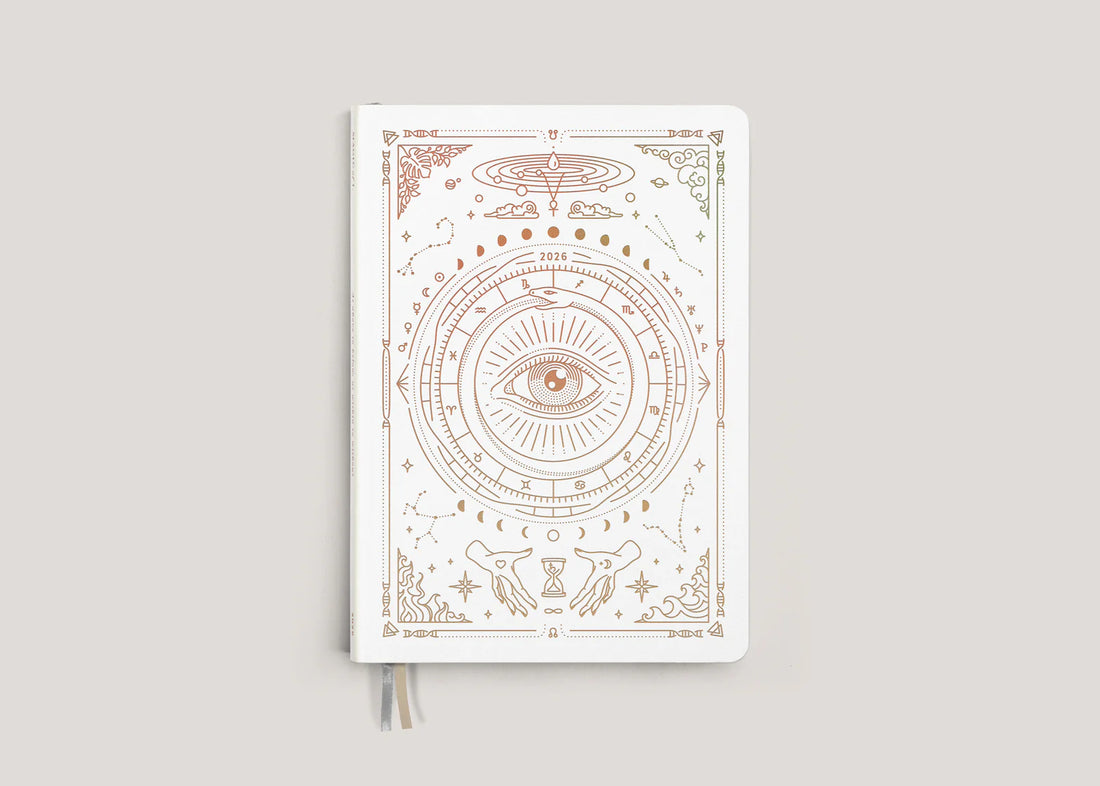 2026 ASTROLOGICAL ALMANAC + PLANNER BY MAGIC OF I ~ CLASSIC WHITE
