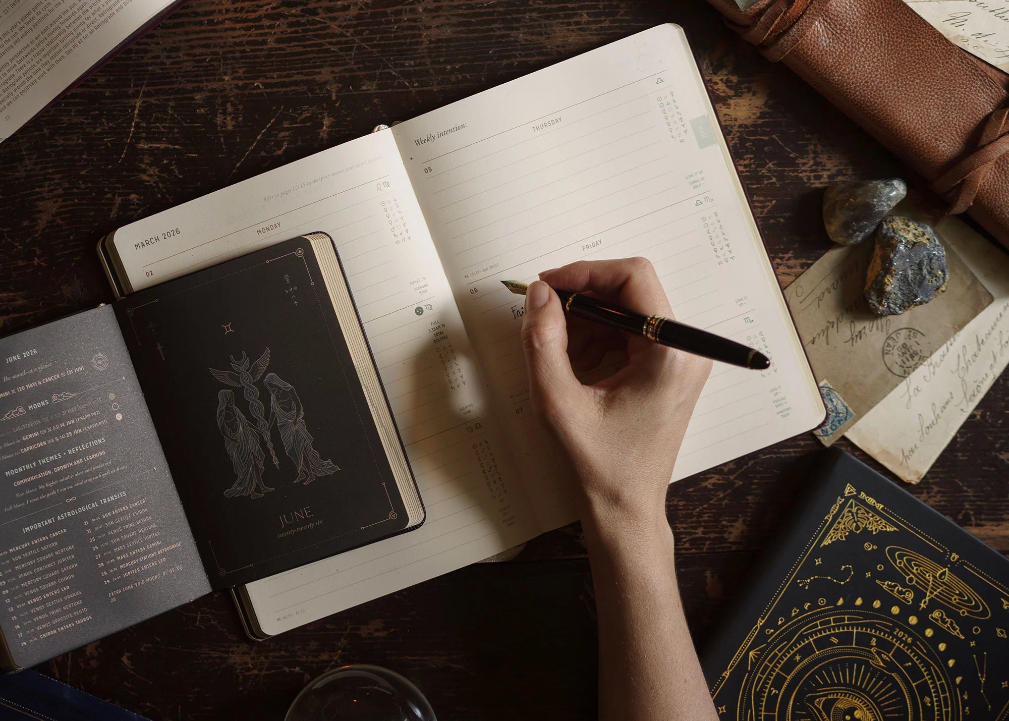2026 ASTROLOGICAL ALMANAC + PLANNER BY MAGIC OF I ~ CLASSIC WHITE