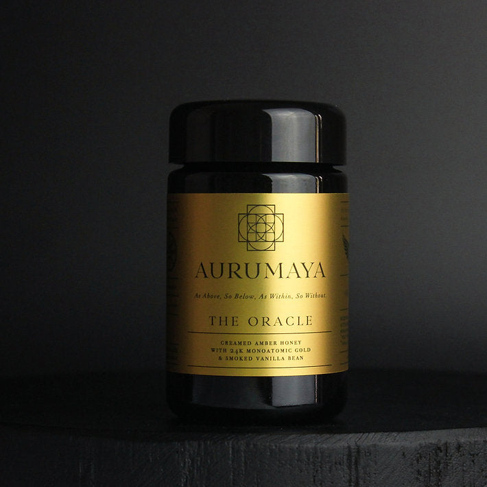NORDIC AMBER + 24K GOLD CREAMED HONEY BY AURUMAYA