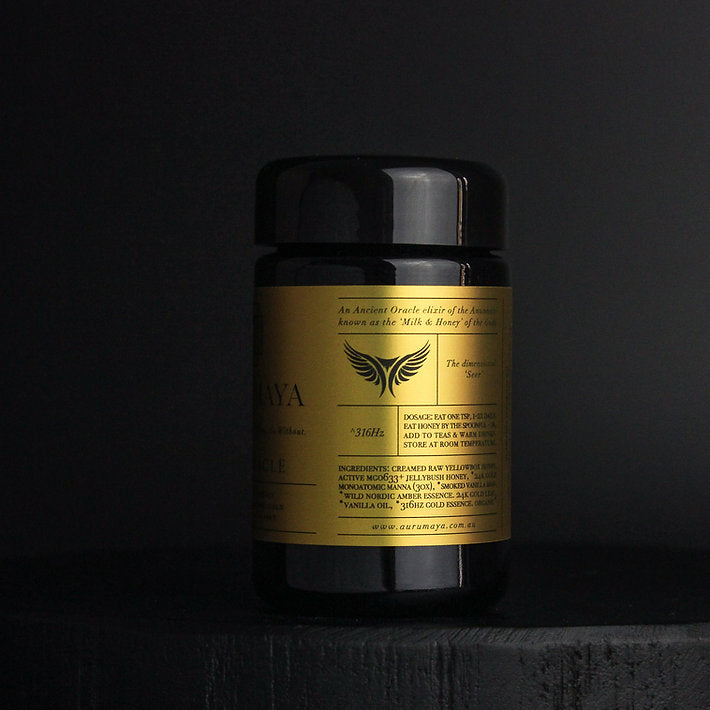 NORDIC AMBER + 24K GOLD CREAMED HONEY BY AURUMAYA