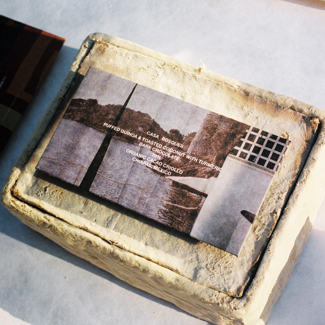 PUFFED QUINOA, COCONUT + TURMERIC DARK CHOCOLATE BY CASA BOSQUES