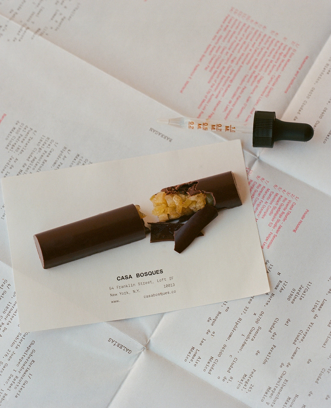 CASA BOSQUES X YOLA MEZCAL BLOOD ORANGE CHOCOLATE