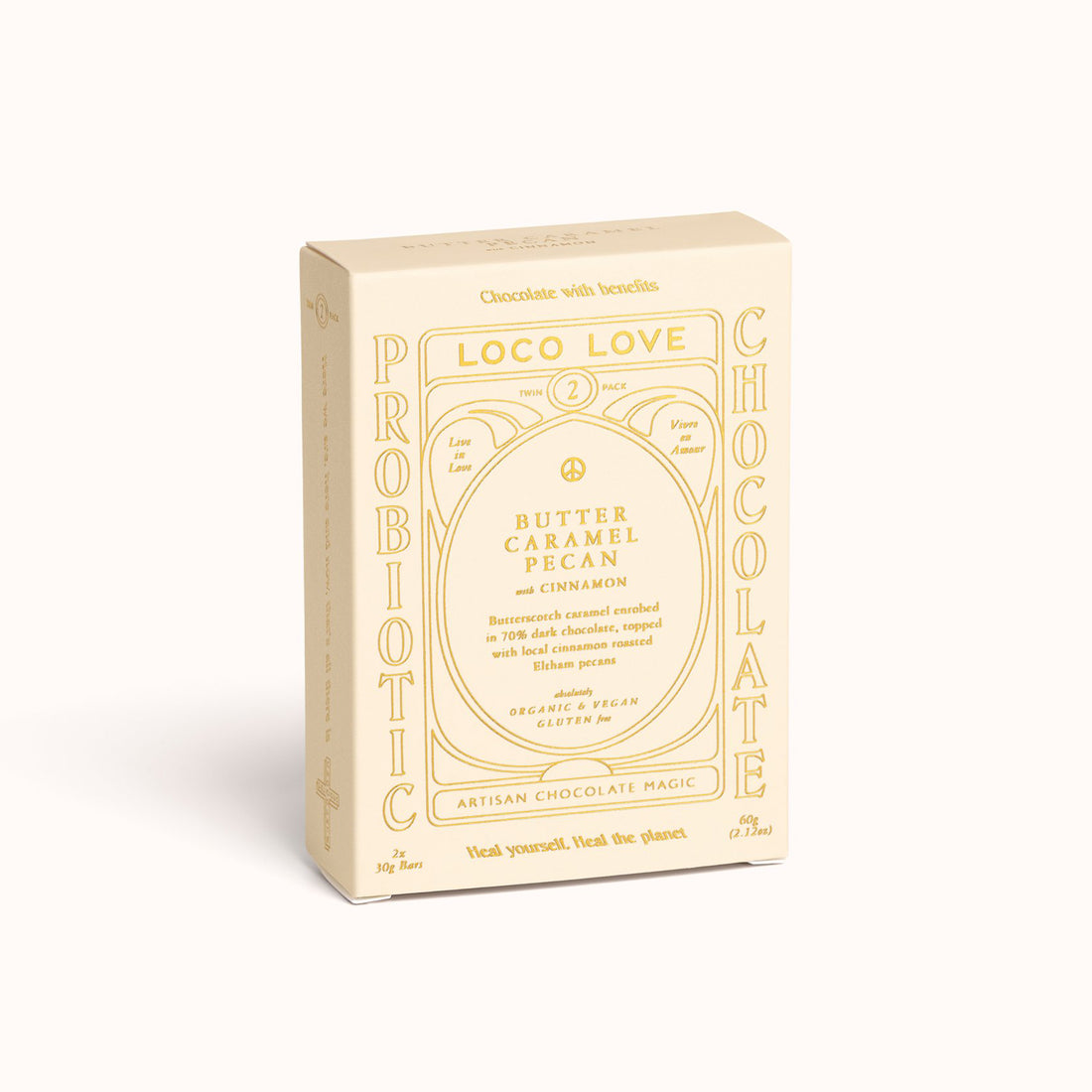 BUTTER CARAMEL PECAN CHOCOLATE BY LOCO LOVE